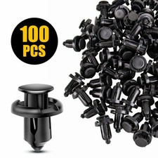 100Pc Car Bumper 10mm Clips Hood Retainer Fen...