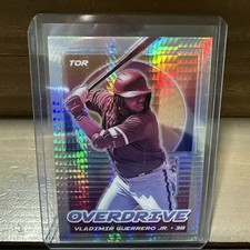 Vladimir Guerrero Jr. 2021 Panini Chronicles Overdrive Hyper #12 Blue Jays /299