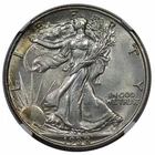 1938 Walking Liberty Half Dollar, NGC UNC details