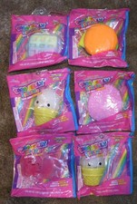 6 Taba Squishy Jelly Squeezeables Super Jumbo Kitty Ice Cream Waffle Cookie 
