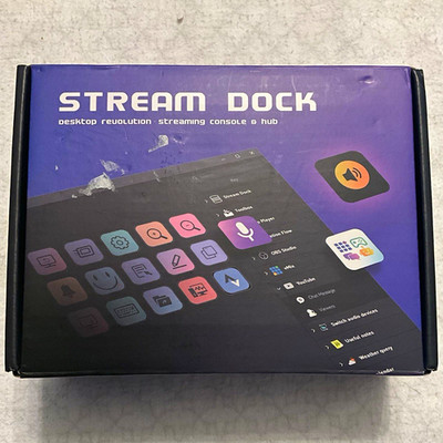VSDINSIDE Stream Dock USB Control Pad Programmable Macro Keypad White QWERTY