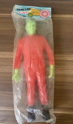 LAST!! Red Herman Munster 1960 Blow Mold Sofubi 14   Toy The Munsters VTG Rare
