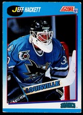 1991-92 Score Canadian Bilingual #642 Jeff Hackett