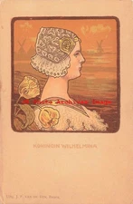 Dutch Royalty, Netherlands Queen Wilhelmina, Paul Berthon, Art Nouveau