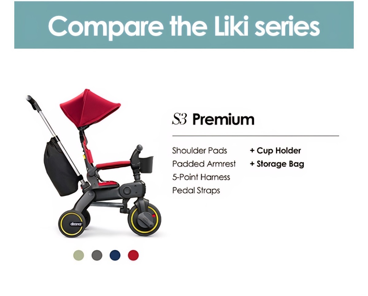 DOONA - Liki Trike S3 - Flame Red | eBay