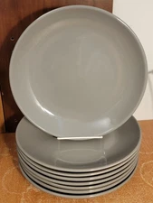 Target PROJECT 62 AVESTA GRAY Dinner plate set of 8, 10 1/4", Excellent