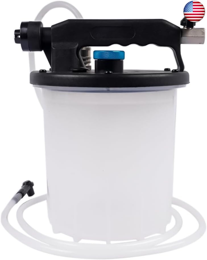 GELUOXI 3L Vacuum Brake Bleeder Kit, Pneumatic Brake Fluid Bleeder Kit with