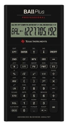 TI-BA II Plus Professional