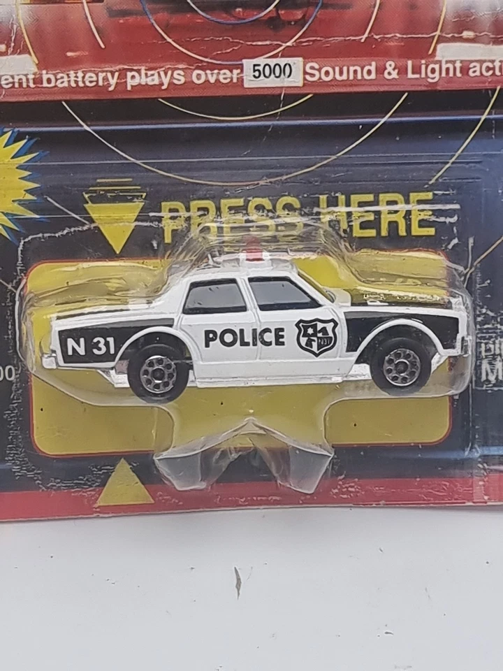 Very Rare On Card Majorette Sonic Flashers Series 2300 Chevy Impala Caprice - Image 3 of 4