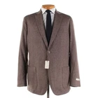 Peter Millar NWT Wool Blend Sport Coat Size XL Long US In Brown Melange