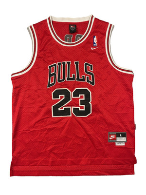 Chicago Bulls Basketball Trikot Nike Michael Jordan; Gr. L; Rot; Sehr gut