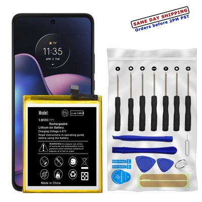 Superior Quality 5100mAh Standard Battery + Tools f Motorola Edge 2022 XT2205-1