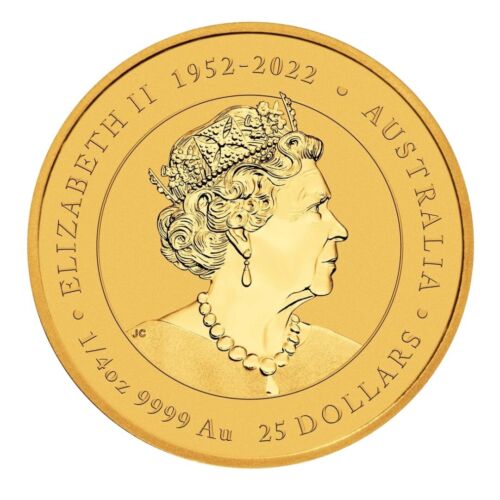 2024 AUSTRALIA LUNAR YEAR of the DRAGON $25 1/4oz .9999 Pure 24k GOLD Coin - Picture 2 of 2