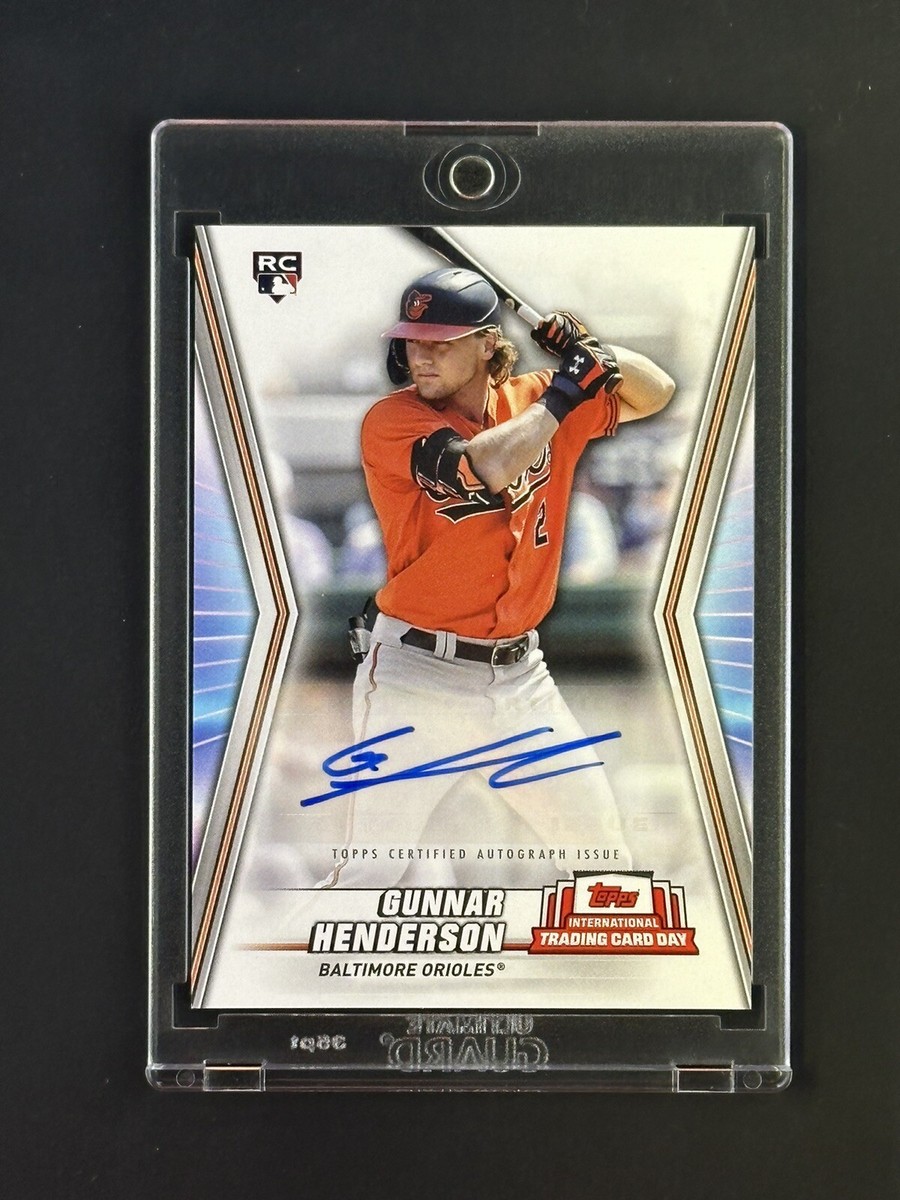 2023 Topps International Trading Card Day Gunnar Henderson Rookie 