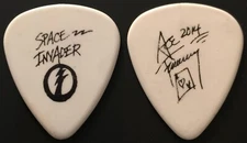 KISS-ACE FREHLEY SPACE INVADER SOLO TOUR GUITAR PICK-ACE'S OWN PICK-WHITE/BLACK!