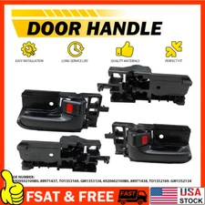Interior Door Handle For 2003-2008 Toyota Corolla Set of 4 Front and Rear