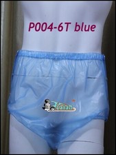 2 pcs ADULT PLASTIC PANTS PVC incontinence P004-6T