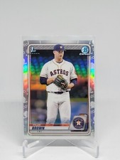Tyler Brown 2020 Bowman Draft Chrome REFRACTOR 1st #BD-21 Houston Astros F8E