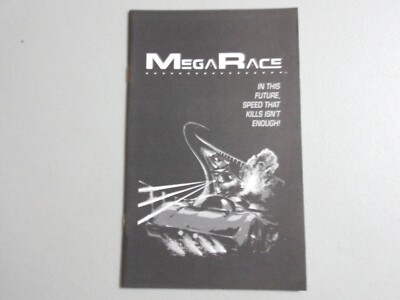 Mega Race Manual Only, NO GAME! 100% Original, 3DO