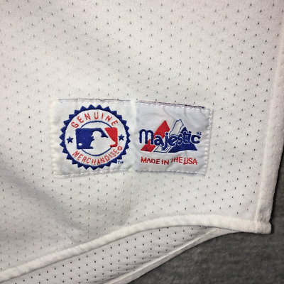 Vintage Majestic Cleveland Indians Jersey XL White Wahoo Logo 90s