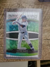 2020 Panini Prizm Javier Baez Brilliance White Wave - Chicago Cubs #B-5
