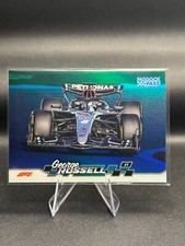 2024 Topps Paddock Pass Blue Refractor (chrome) George Russel Card #35