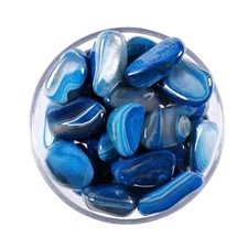 Pietre vere Agata blu burattata burattate minerali Cristalloterapia