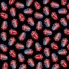 Rock & Roll 22x22 Bandanna USA Made 100% Cotton Bikers to Hikers Crafts Costumes