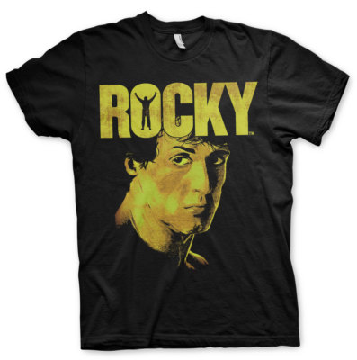 Rocky Balboa Sylvester Stallone Boxer Action Ikone Männer Men T-Shirt Schwarz