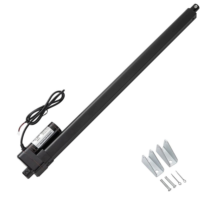 34inch 850mm 2000N 440lbs 8MM/S 12V Linear Actuator Heavy Duty Waterproof IP65