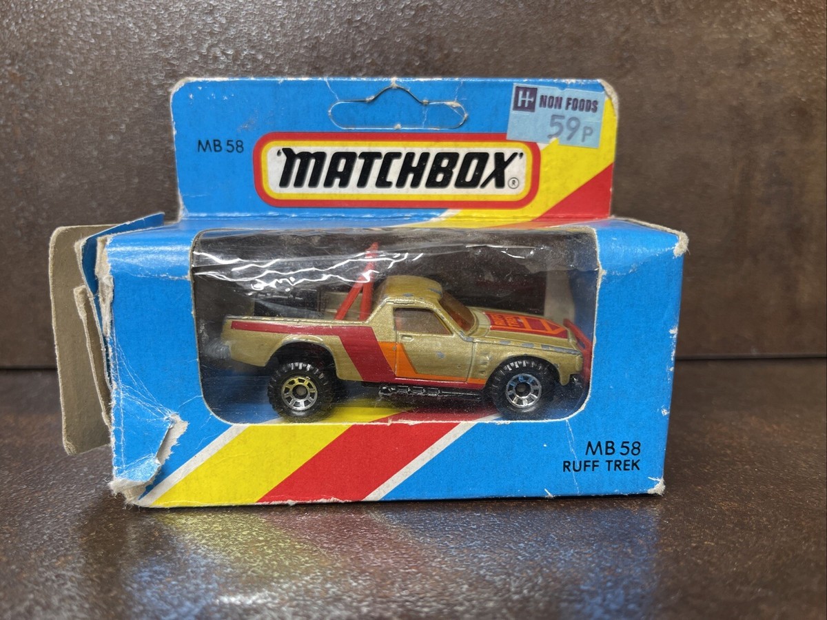 レア　MATCHBOX RUFF TREK 1977 1984 VINTAGE MATCHBOX 1977 GOLD RACING PICK-UP RUFF TREK DIE