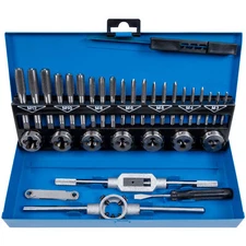 BlueSpot Tools 22301 Metric Tap and Die Set, 32 Piece