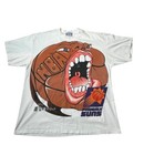 Vintage The Game Phoenix Suns Basketball Face Double Sided Mega Print Shirt Xxl