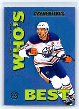 2023-24 Upper Deck UD Credentials Who's Best WB-CM Connor McDavid, Edmonton Oile