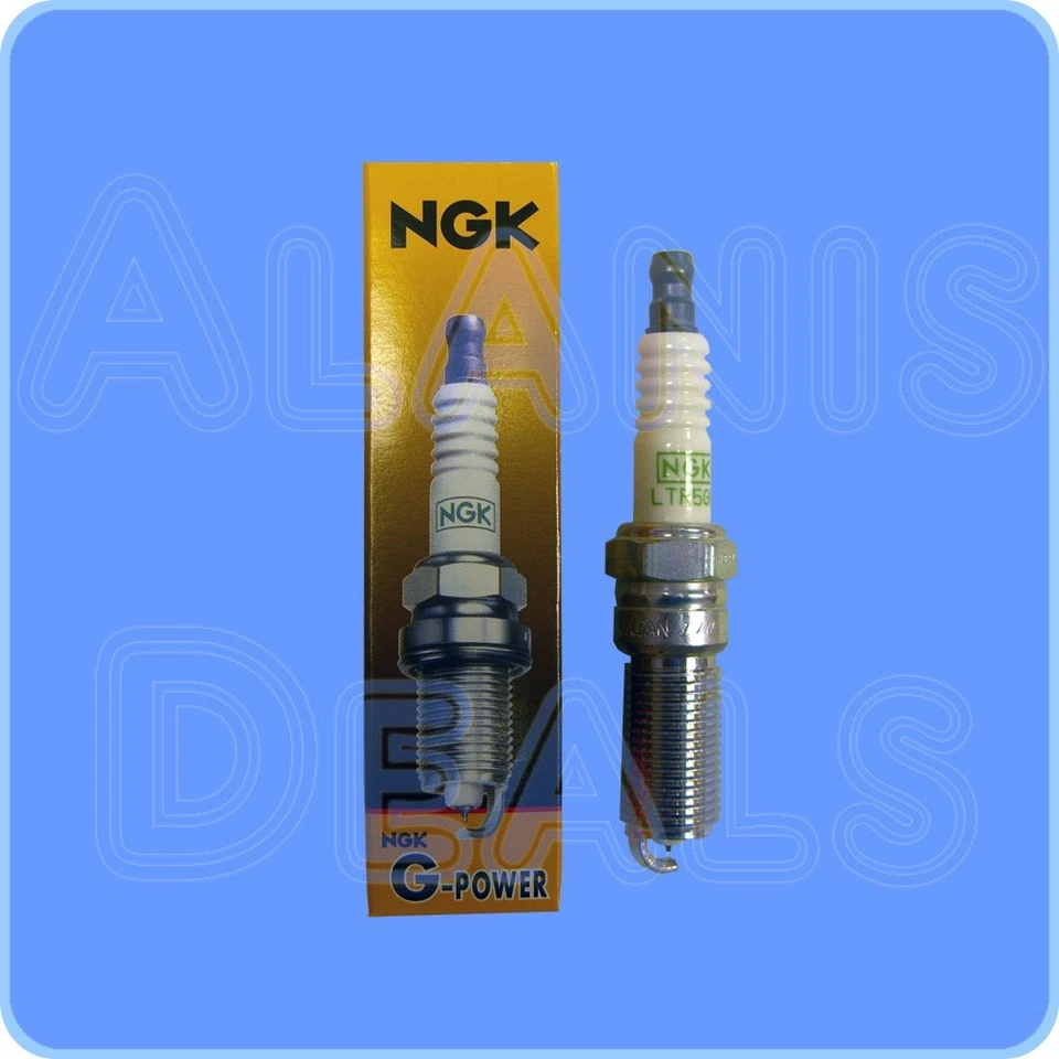 Juego de bujías de aleación de platino NGK LTR5GP G-Power 5019 genuinas (4) hechas en Japón Foto 2 de 2