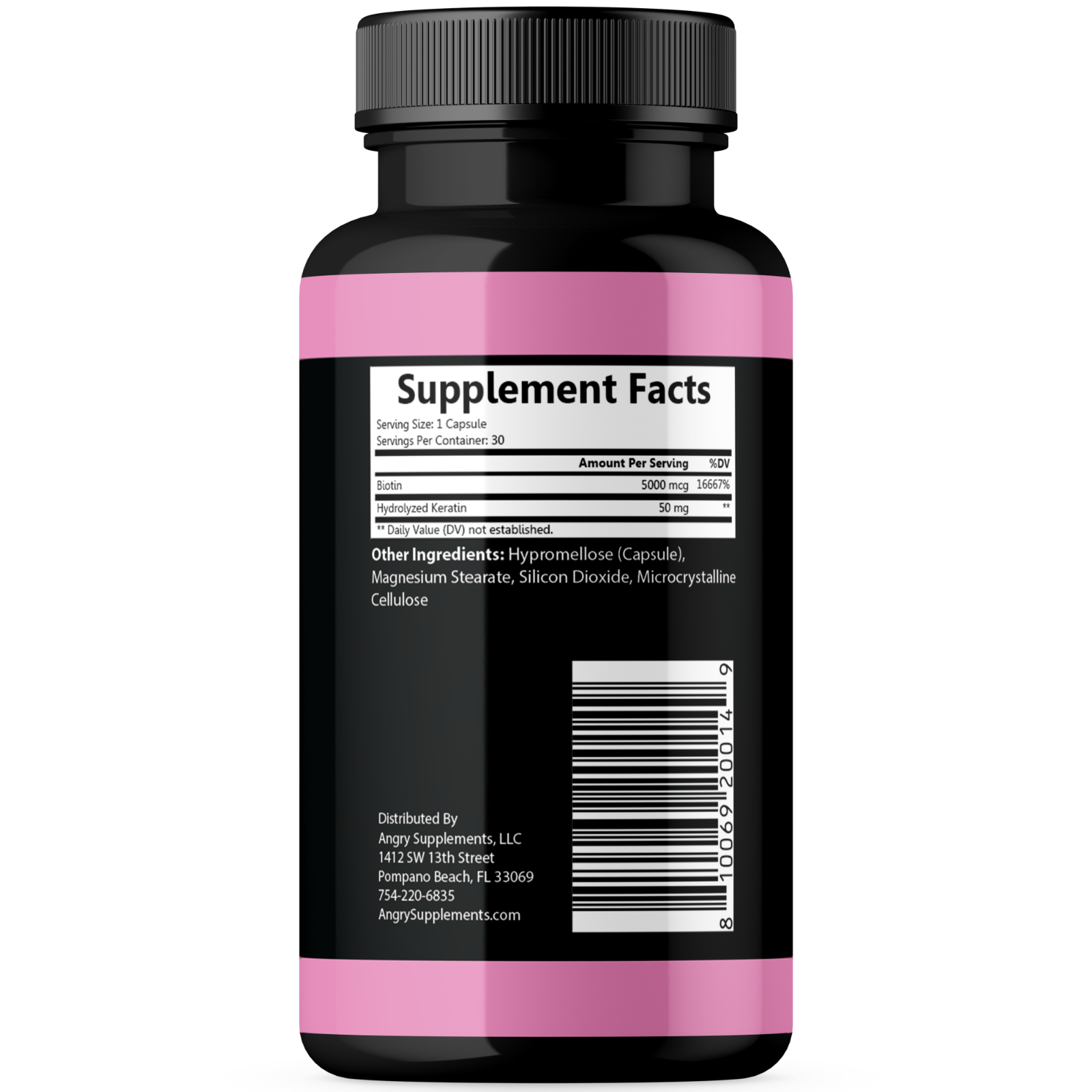 Angry Supplements Hair Envy 30ct Biotin Keratin Nails Beauty Pills 6pk EXP 03/24 eBay