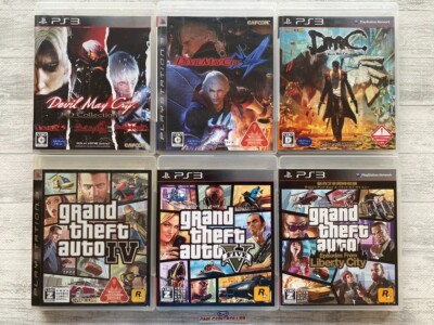 SONY PS3 Devil May Cry Collection & 4 & DMC & Grand Theft Auto   V Liberty City