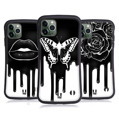 HEAD CASE DESIGNS BLACK DRIP HYBRID CASE FOR APPLE iPHONES PHONES | eBay HEAD CASE DESIGNS BLACK DRIP HYBRID CASE FOR APPLE iPHONES PHONES | eBay