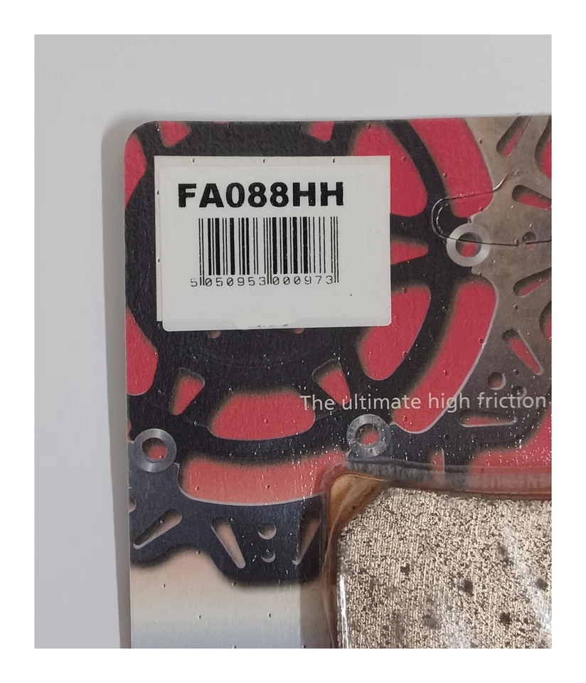 Спеченные передние дисковые тормозные колодки EBC (2 комплекта) подходят для YAMAHA VMAX 1200 (1991–1992 гг.) - Изображение 3 из 4