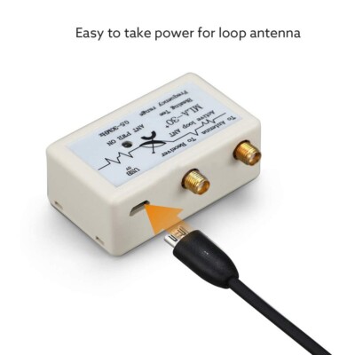 Direktionale MLA30+ (Plus) Loop-Antenne einfache Balkon- und Dachinstallation