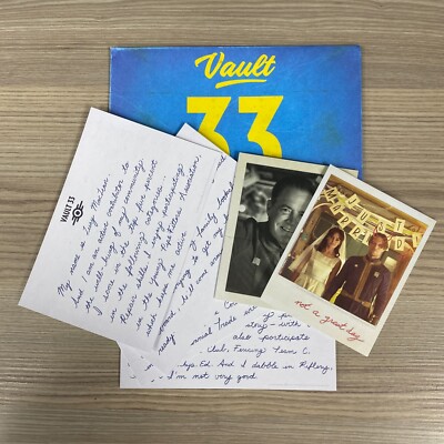 1 Neuheit Fallout Vault 33 Umschlag Lucy Monty Hank Foto Heiratsantrag