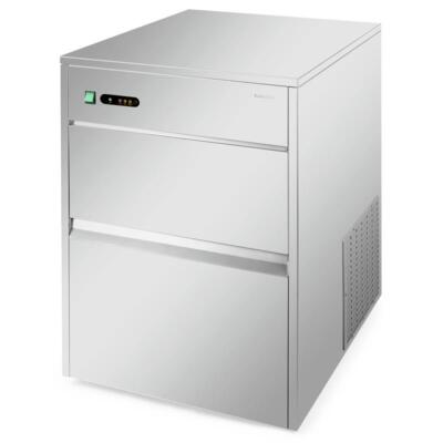 Eiswürfel Bereiter Maschine Icemaker Cube Edelstahl Getränke Profi 50Kg/Tag