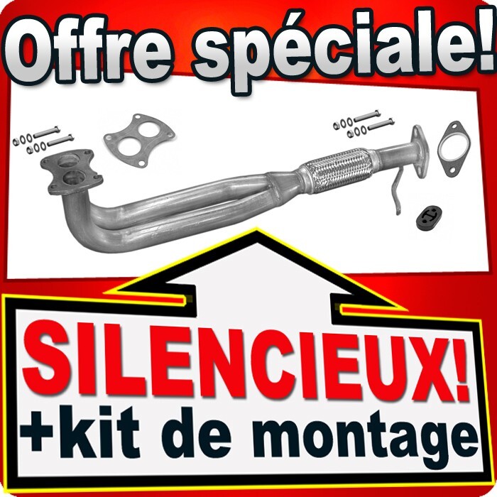 Tuyau de collecteur Rover 200 1.4 anti-vibration en acier renforcé pour 214 Si RF