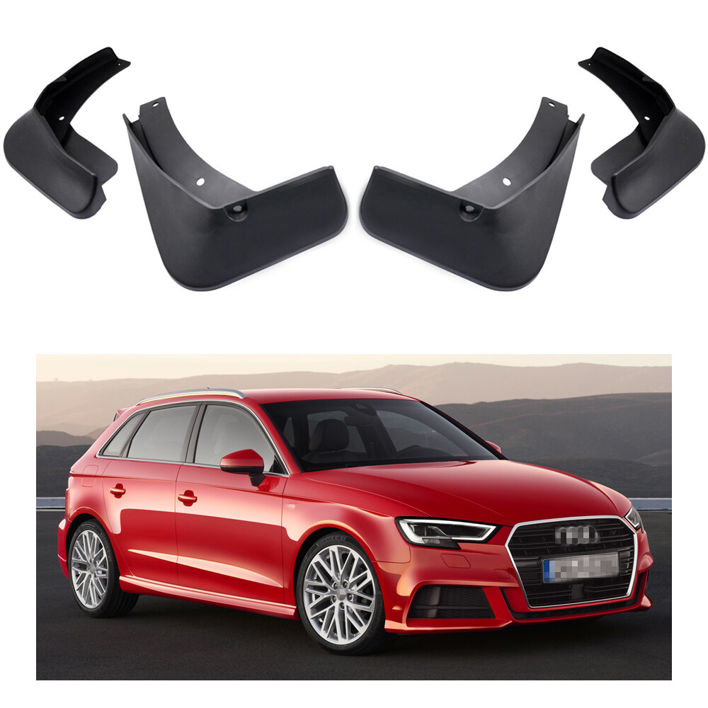 Mud Flaps Splash Guard Fender Car Mudguard for Audi A3 S-Line Sportback 17 18 19-image