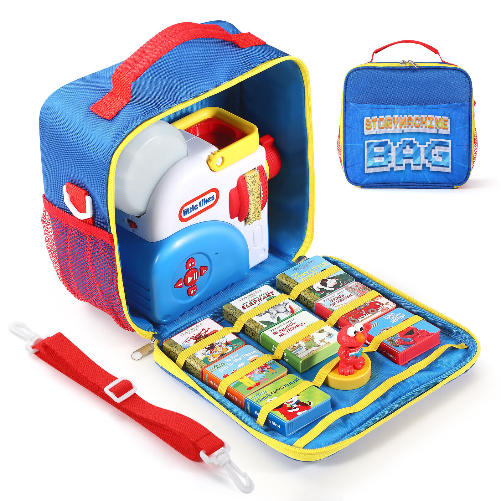 Handle Bag Storage Case Box For Little Tikes Story Dream Machine Books Starter
