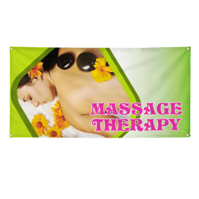 Vinyl Banner Multiple Sizes Massage Therapy Advertising Printing C Business