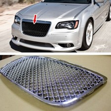 2011-2014 Fit For Chrysler 300 300c Front Grille Hood Grille Chrome Bentley Type