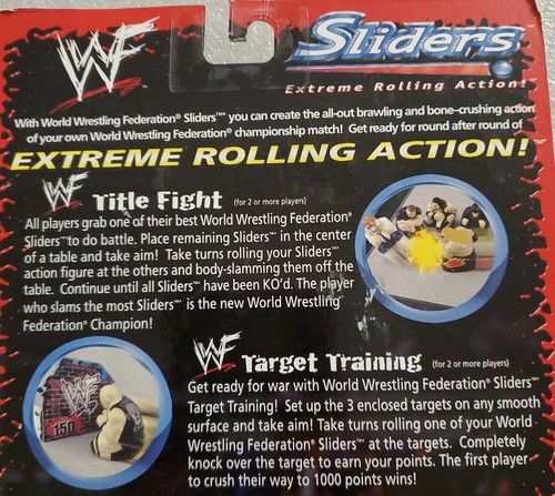 Figurine sliders Hasbro vintage WWF WWE 1999 bordo Big Show Road Dogg - Foto 5 di 6