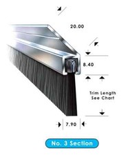 Guarnizione A Pavimento Con Portina Pedonale Con Soglia Per Portone Sezionale Hormann Serie 40 - Foto 11