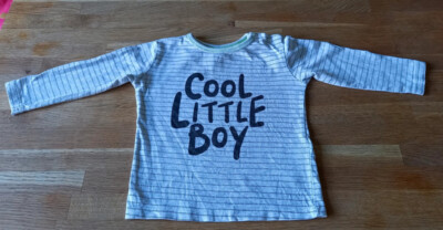 LangarmShirt grau gestreift Gr. 74 dopodopo